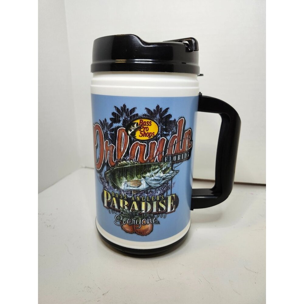 Whirley Bass Pro Shop Orlando travel mug